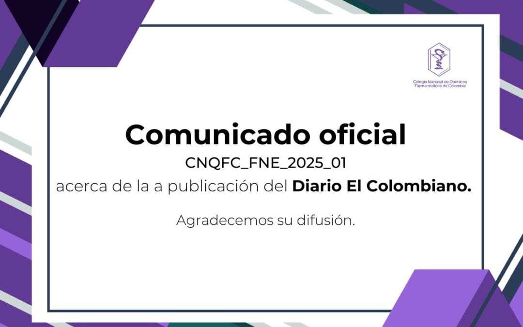 Comunicado a la opinión publica CNQFC-FNE- 2025-01.